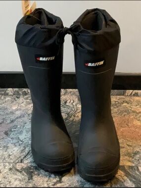 Baffin Boots Titan Waterproof Insulated Rubber Men Size 11 Black Warm New